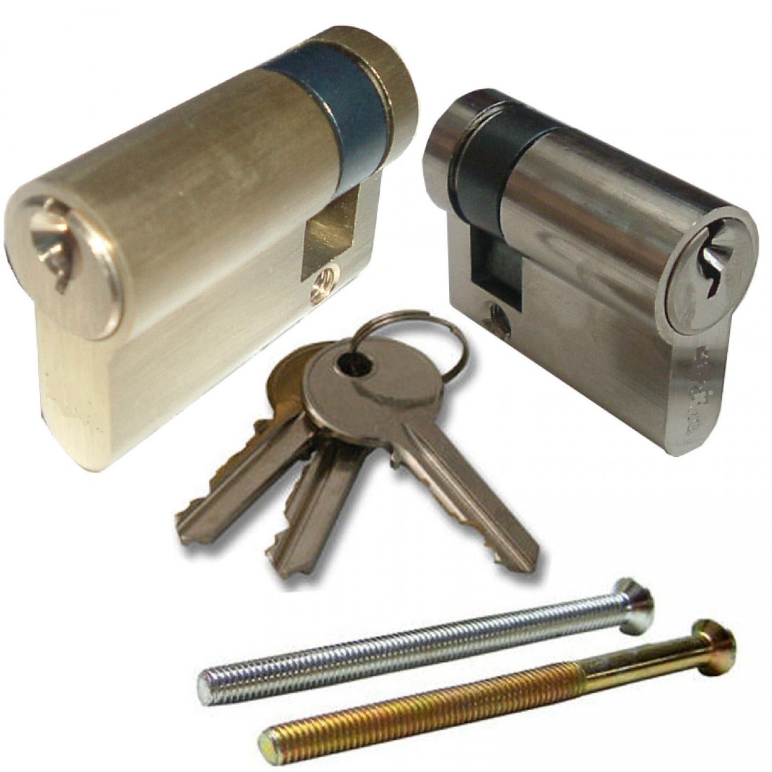 Euro Cylinder Single Side Door Lock Barrel by UK Garage Door Parts